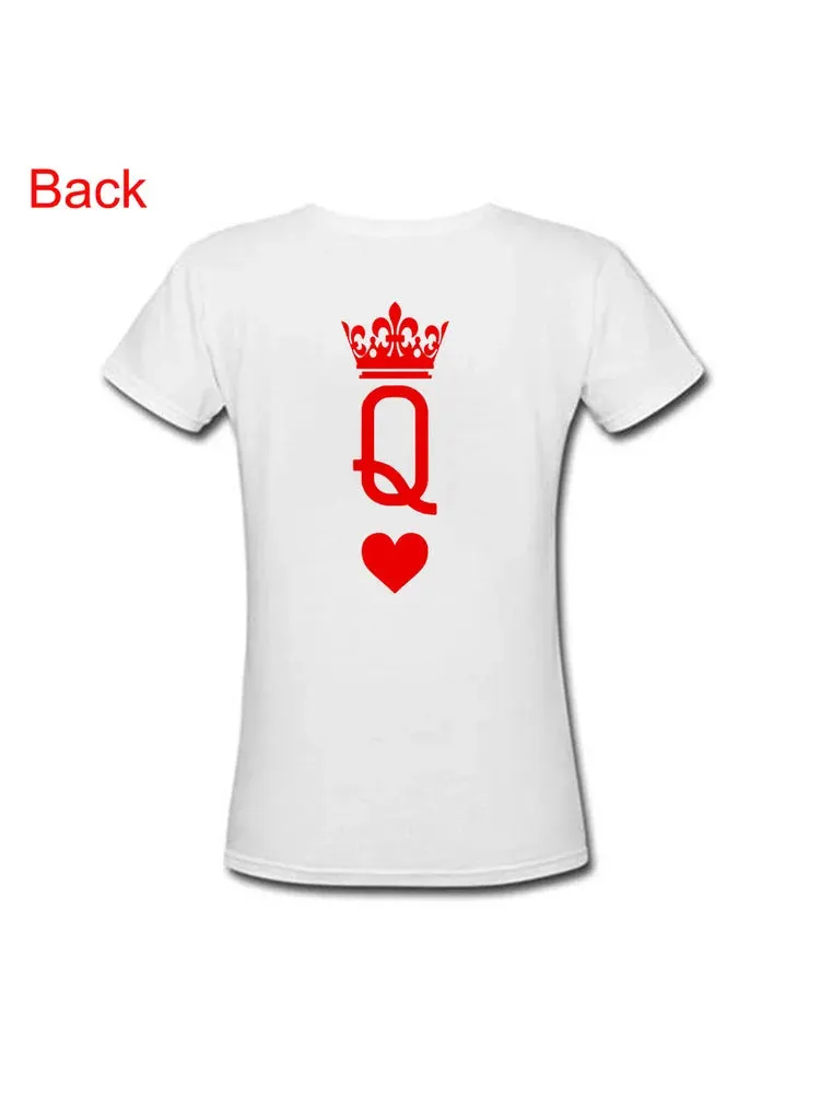 Boyfriend Girlfriend King Queen Crown Tees