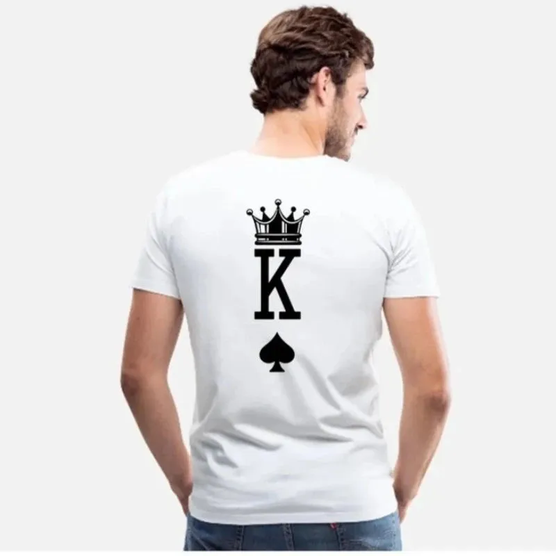 Boyfriend Girlfriend King Queen Crown Tees