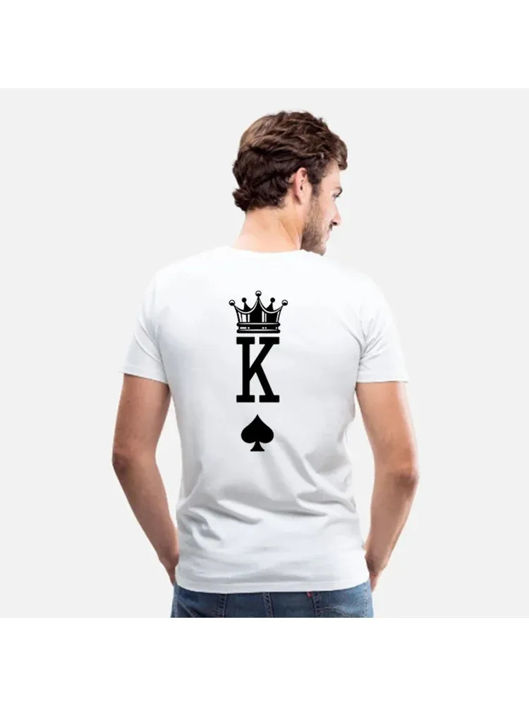 Boyfriend Girlfriend King Queen Crown Tees