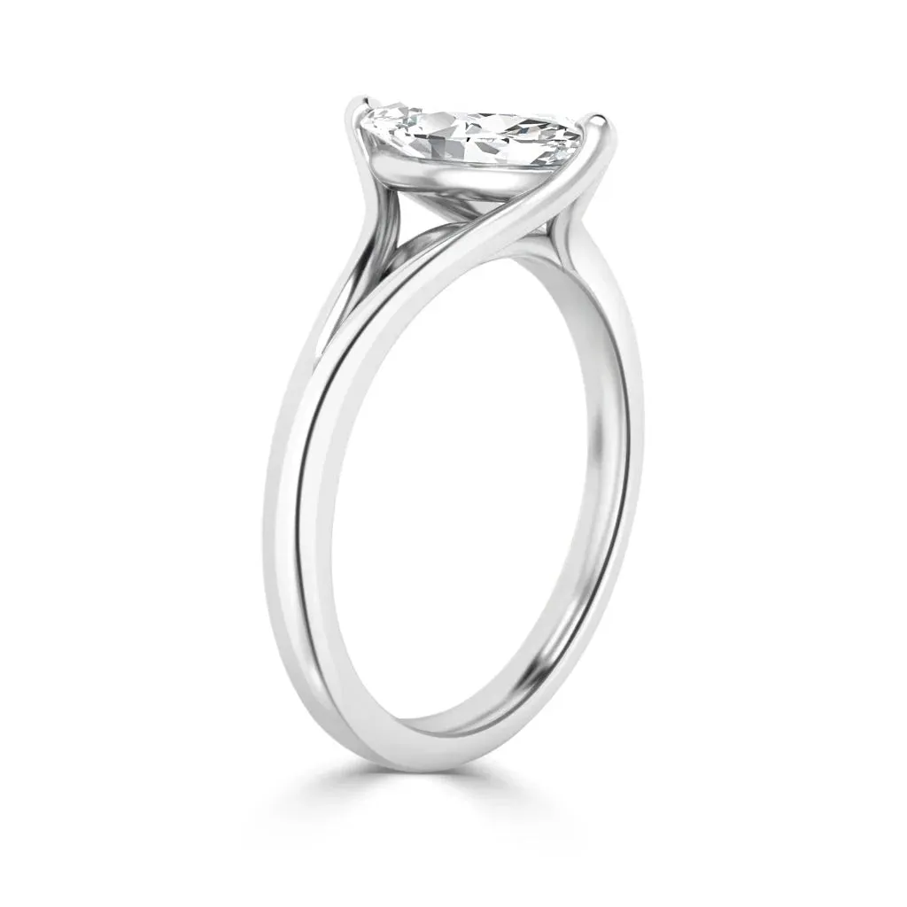 Camilla - 18ct White Gold - Marquise