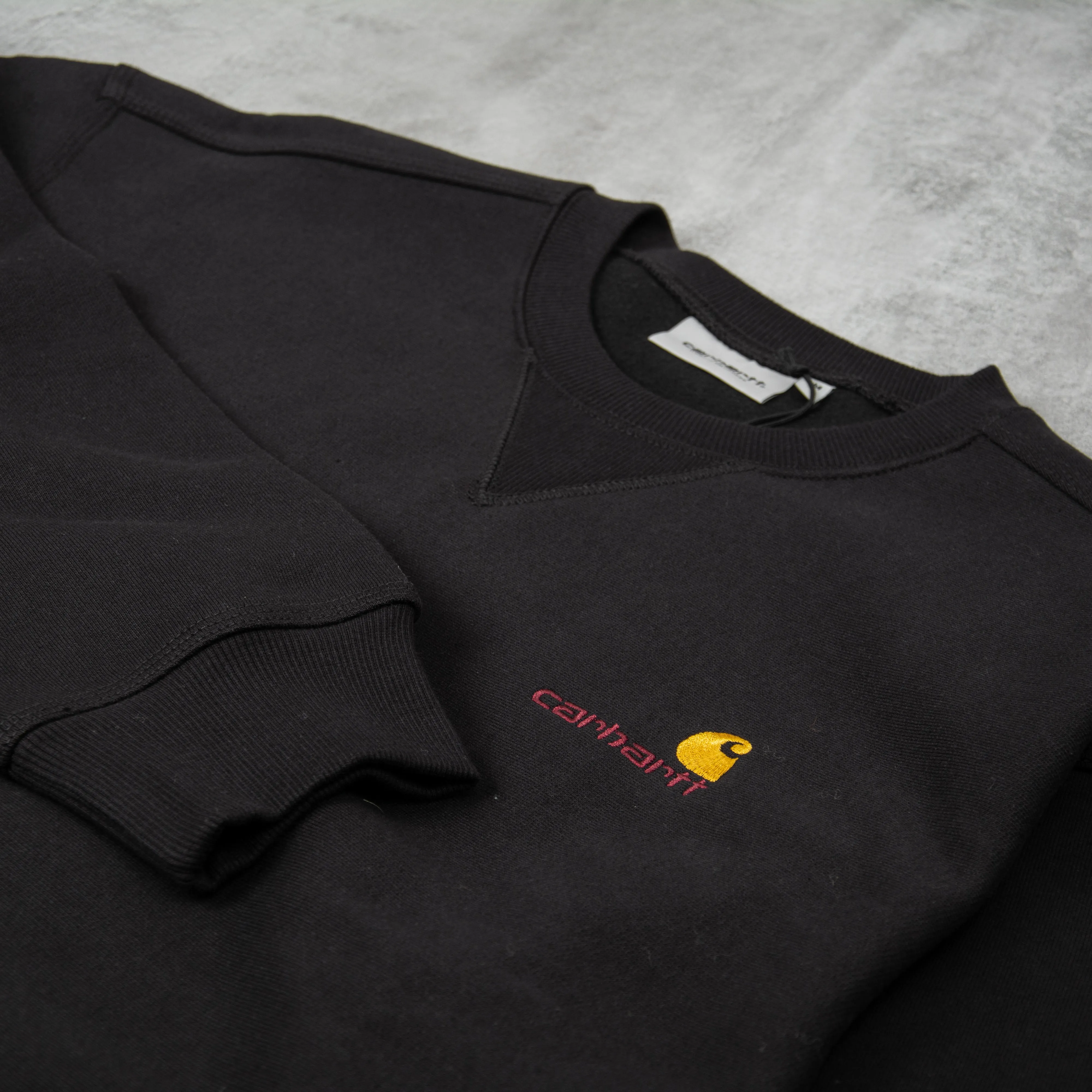 Carhartt WIP American Script Sweat - Black