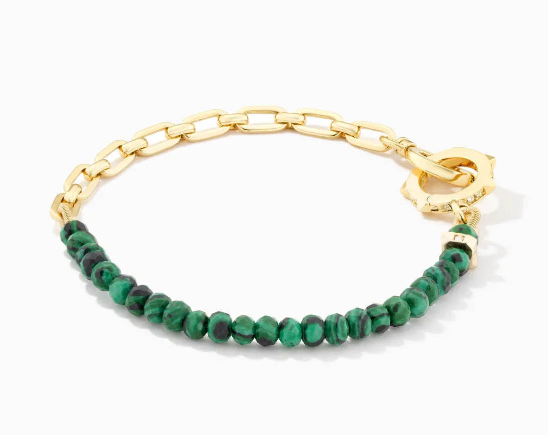 Charlotte Malachite Gemstone Bracelet | Transformation