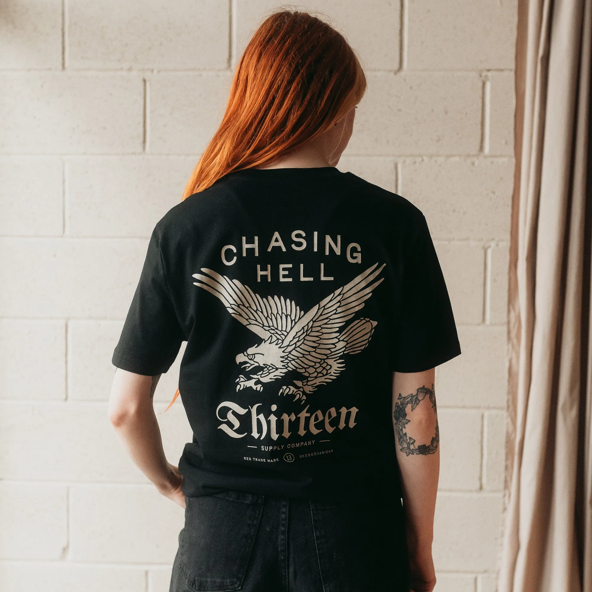 CHASING HELL - BLACK UNISEX T-SHIRT