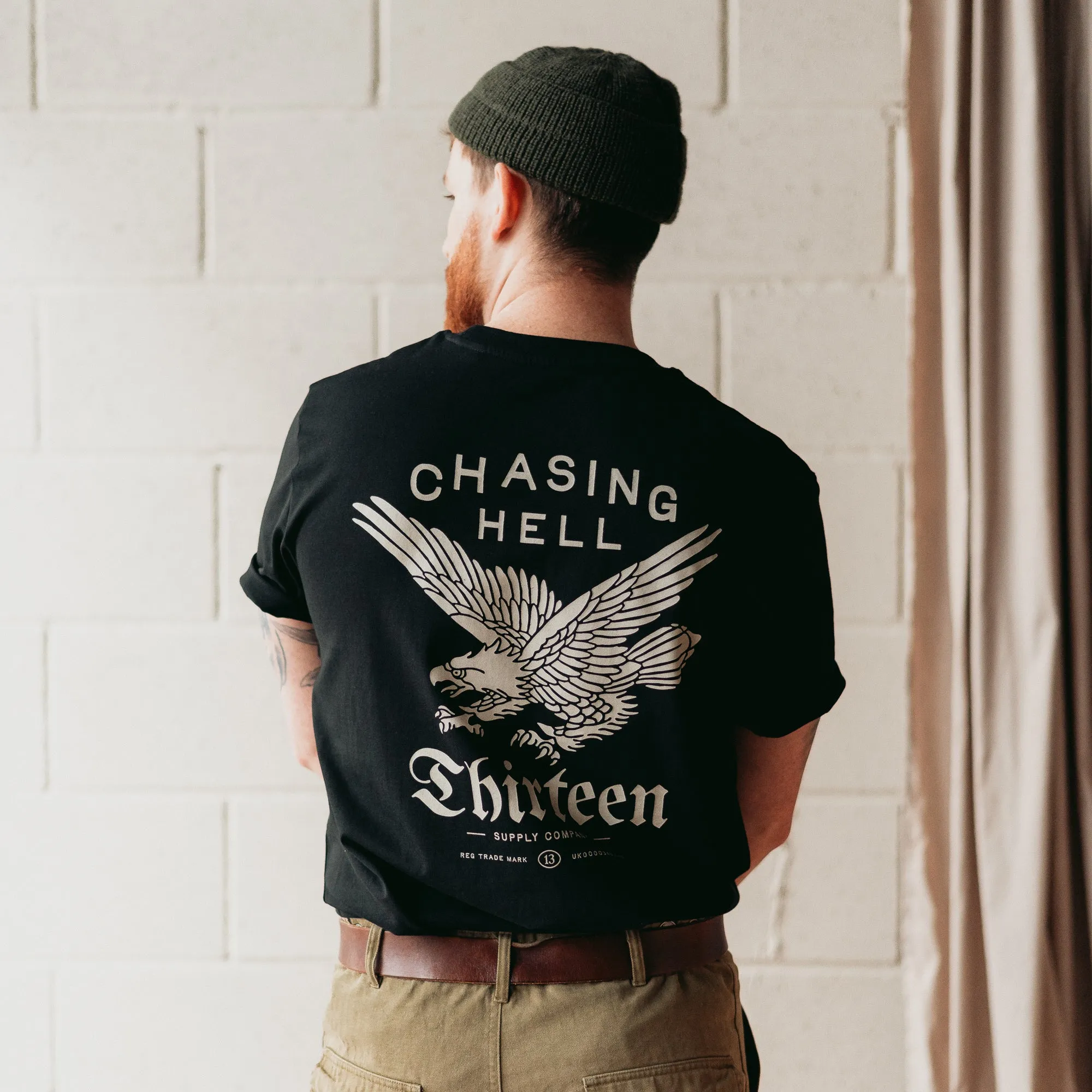 CHASING HELL - BLACK UNISEX T-SHIRT