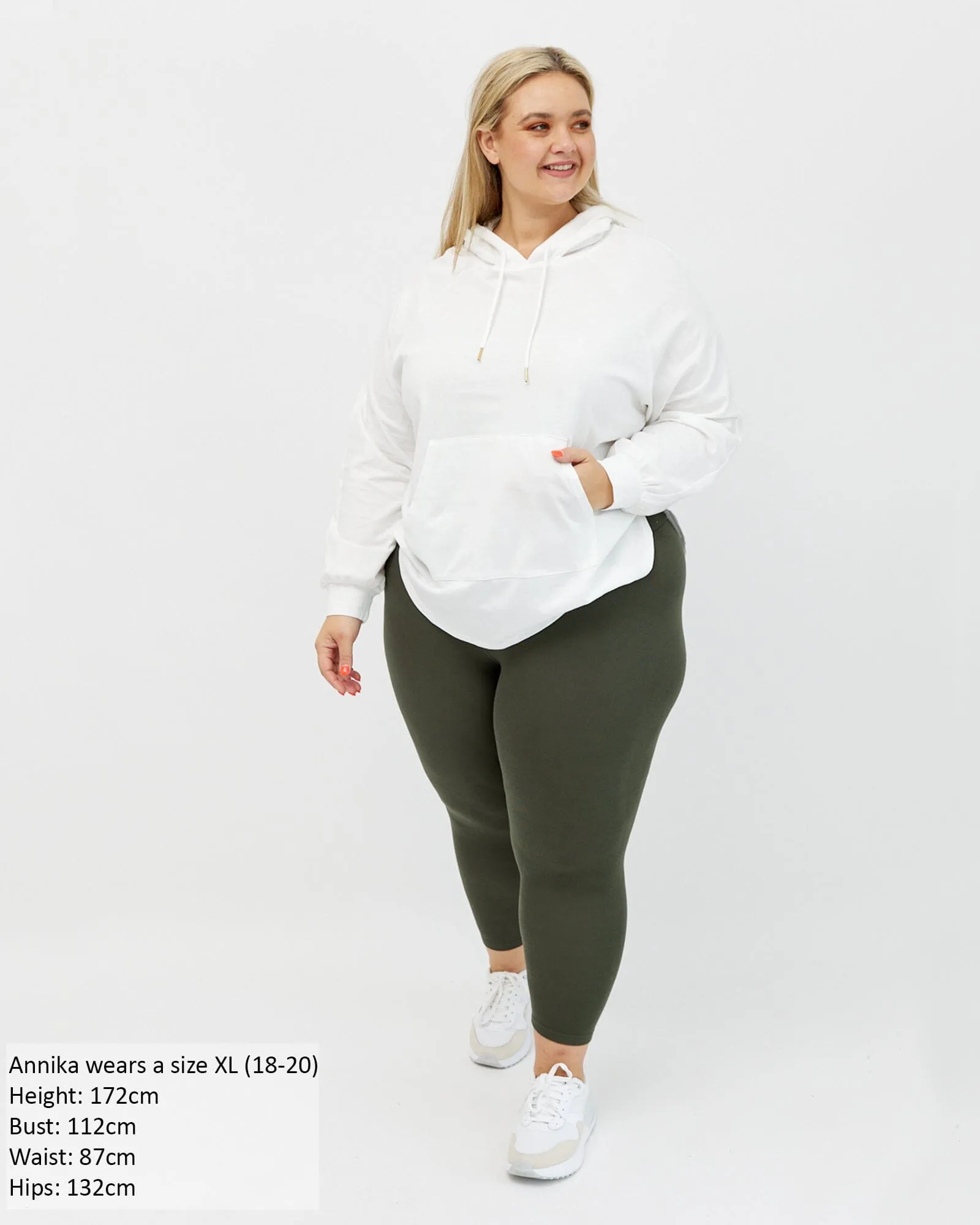 Chelle Long Sleeve Hoodie - White