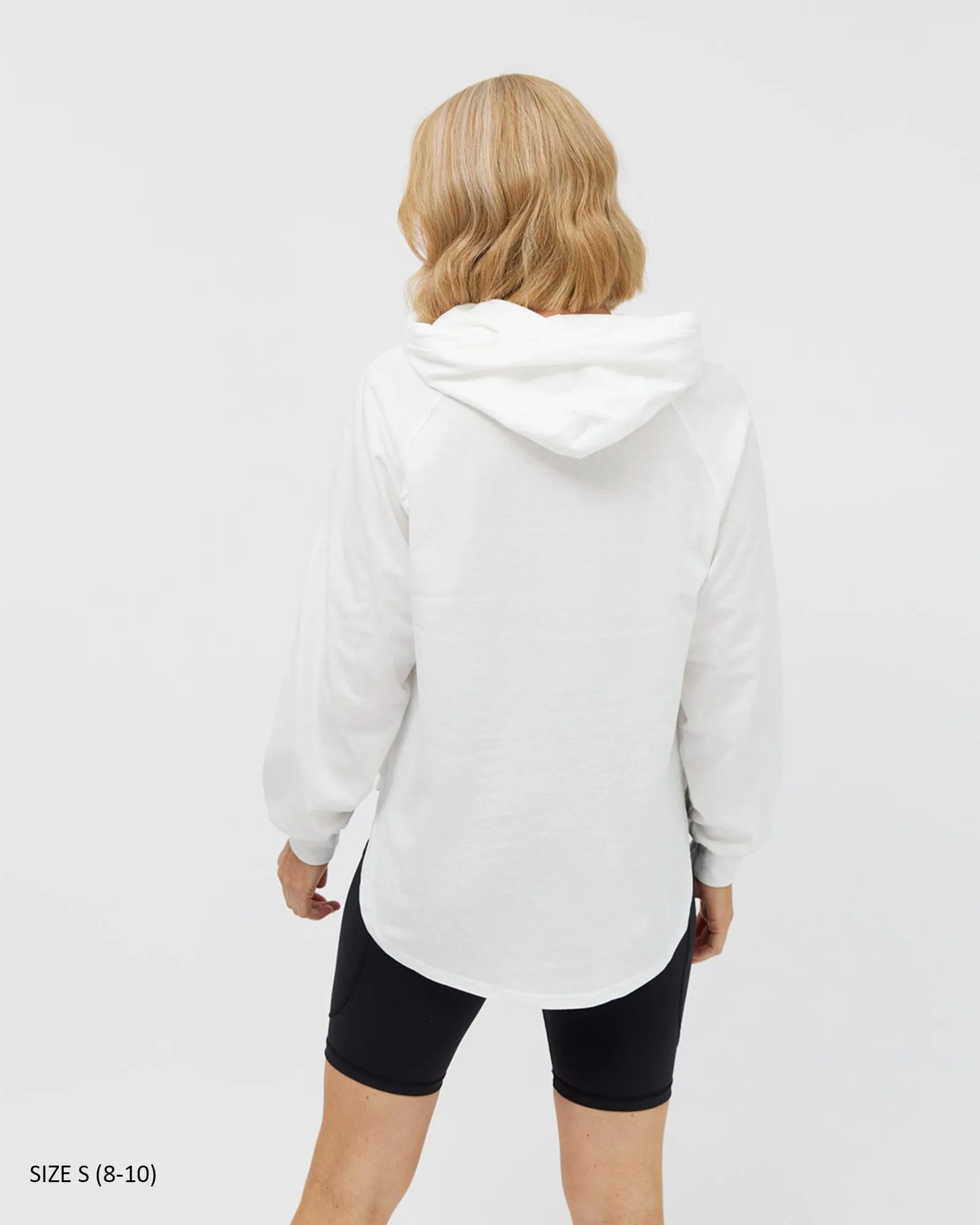 Chelle Long Sleeve Hoodie - White