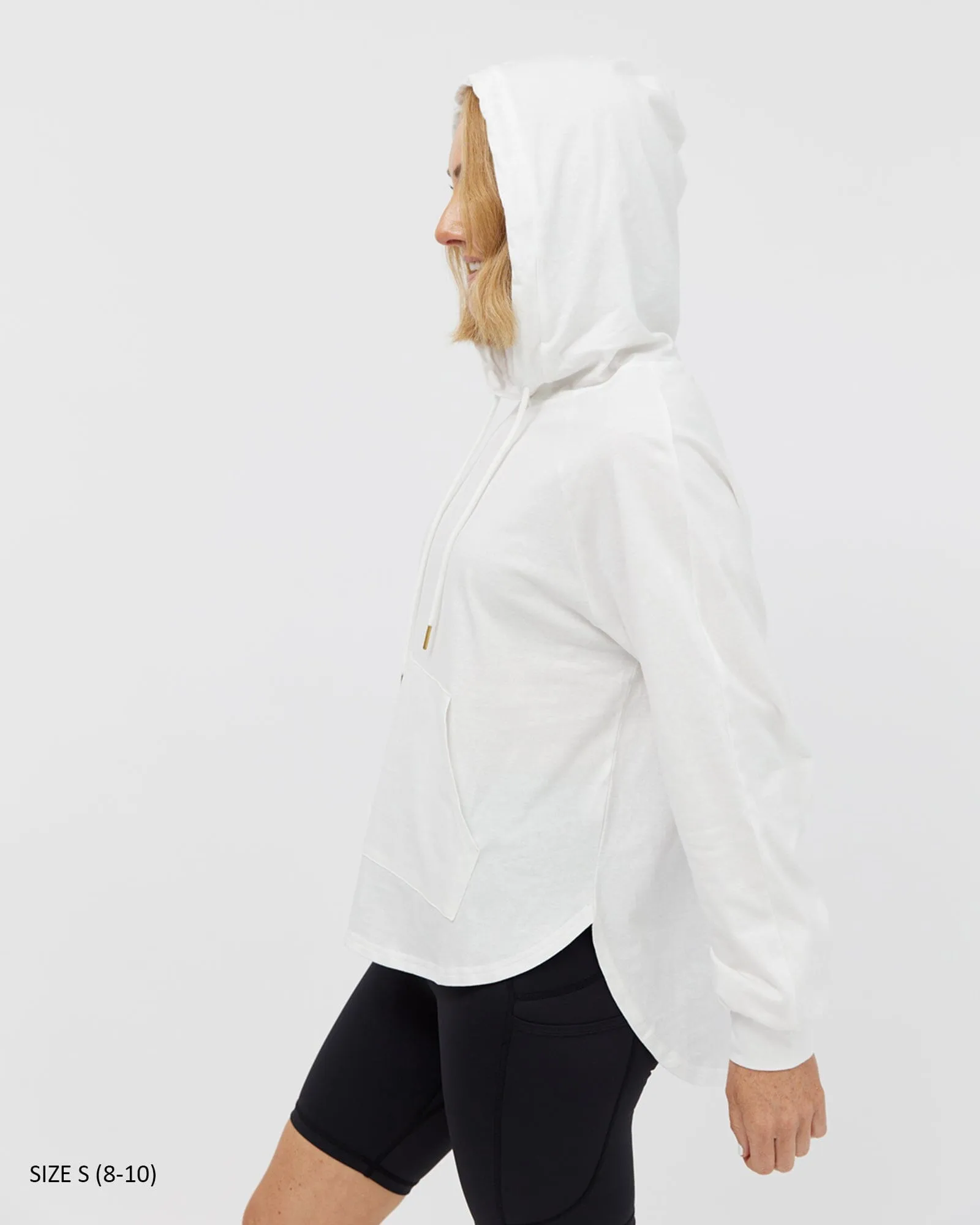 Chelle Long Sleeve Hoodie - White