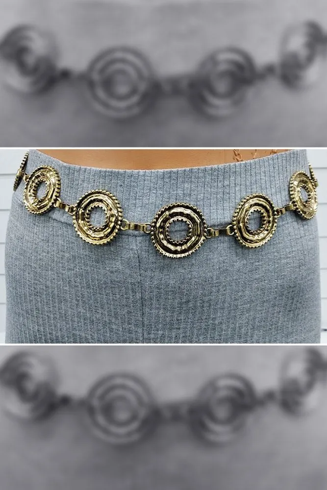 Circle Chain Statement Belt