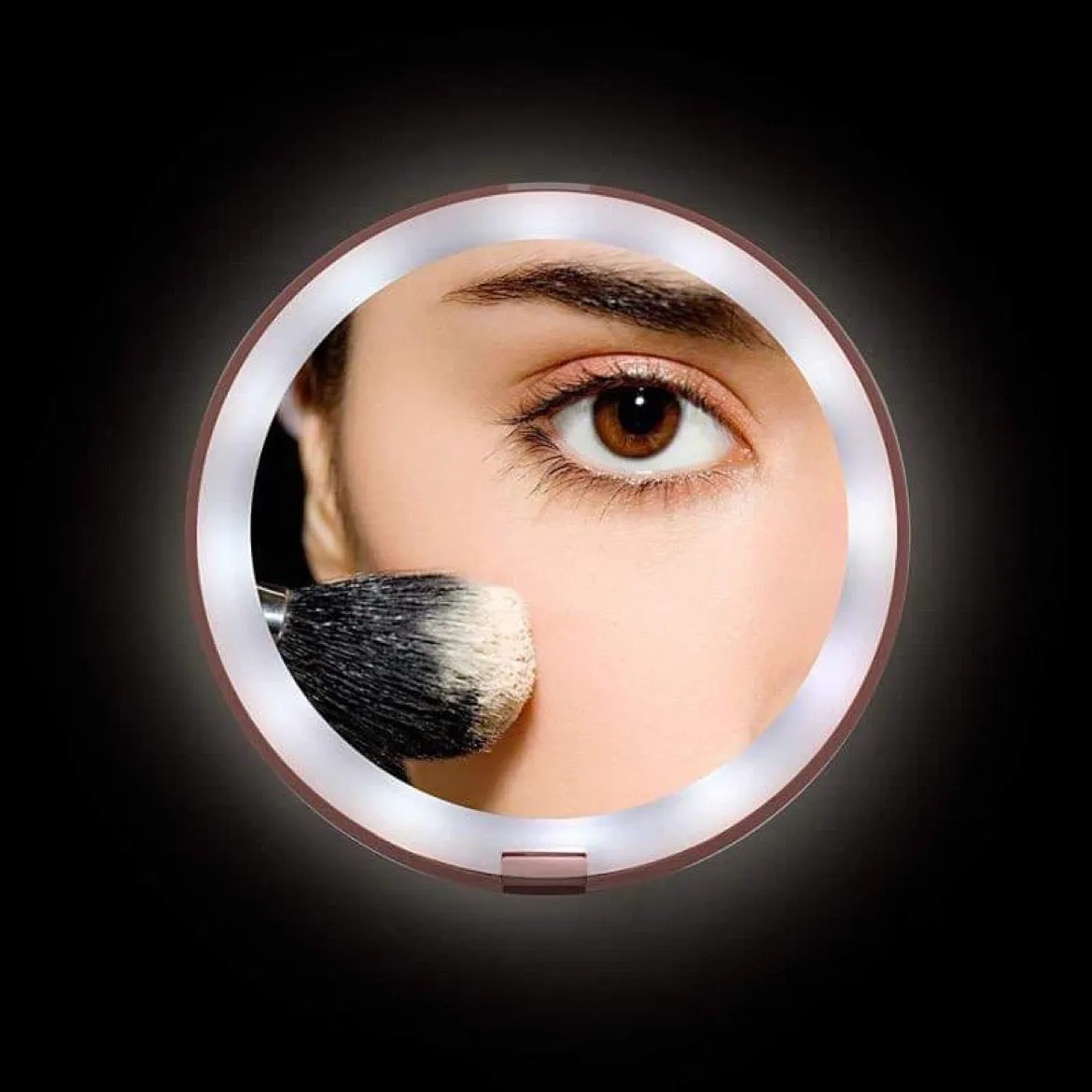 Compact LED Cosmetic Mirror