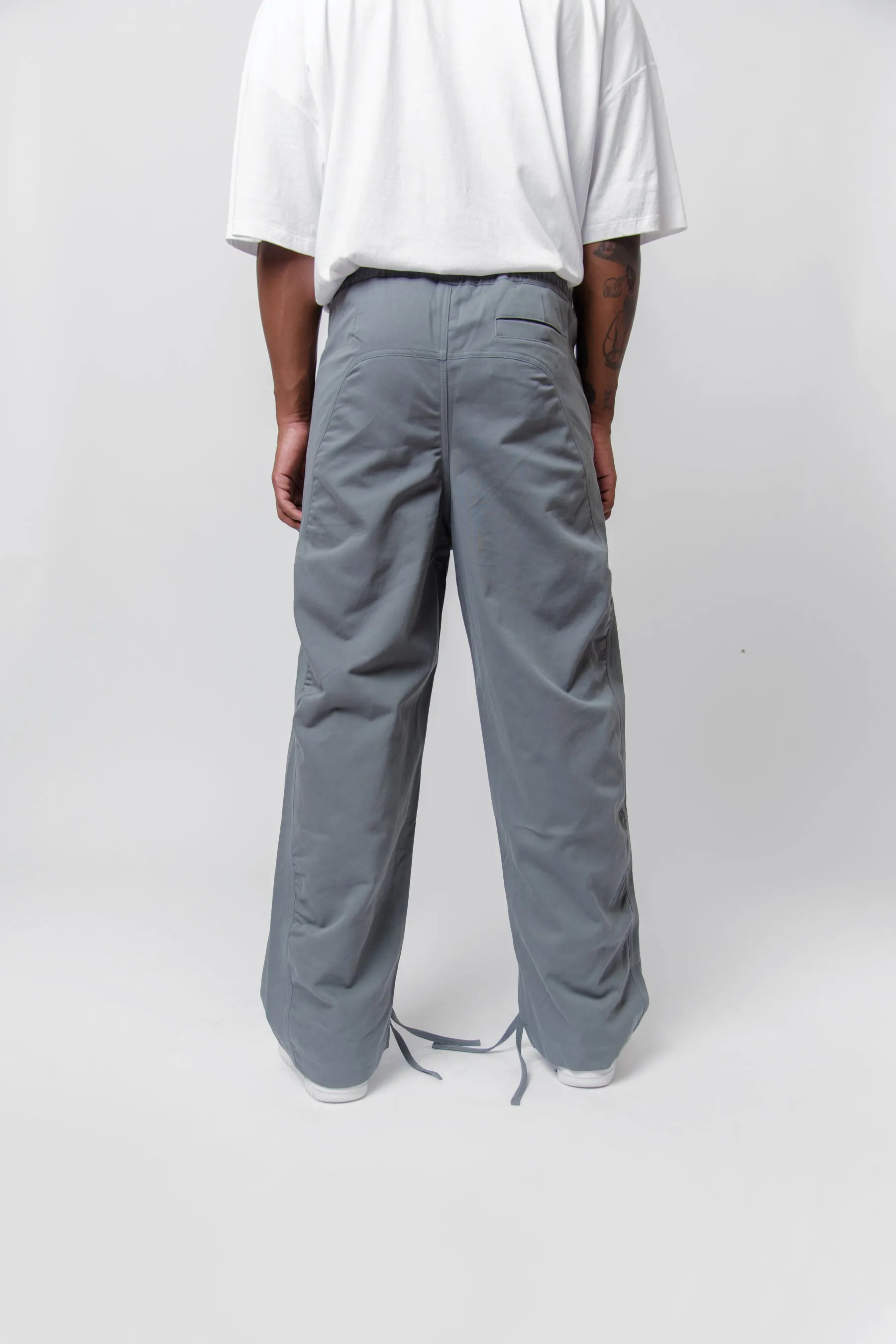 Cotton Drawcord Trouser Iron Grey ACWMB153