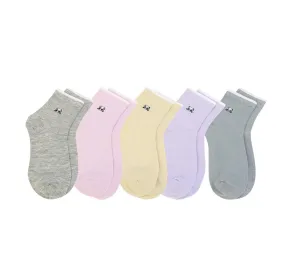 Cotton Quarter Crew Socks One Pair