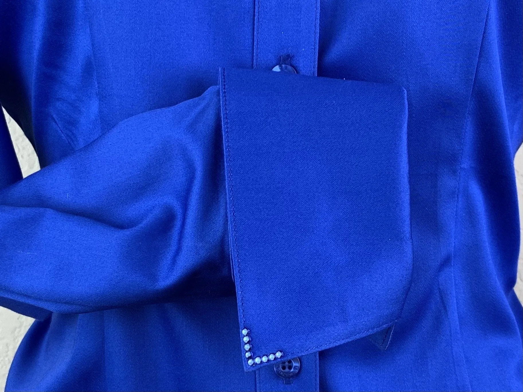 CR Classic Dazzling Blue Cotton Sateen - FINAL SALE