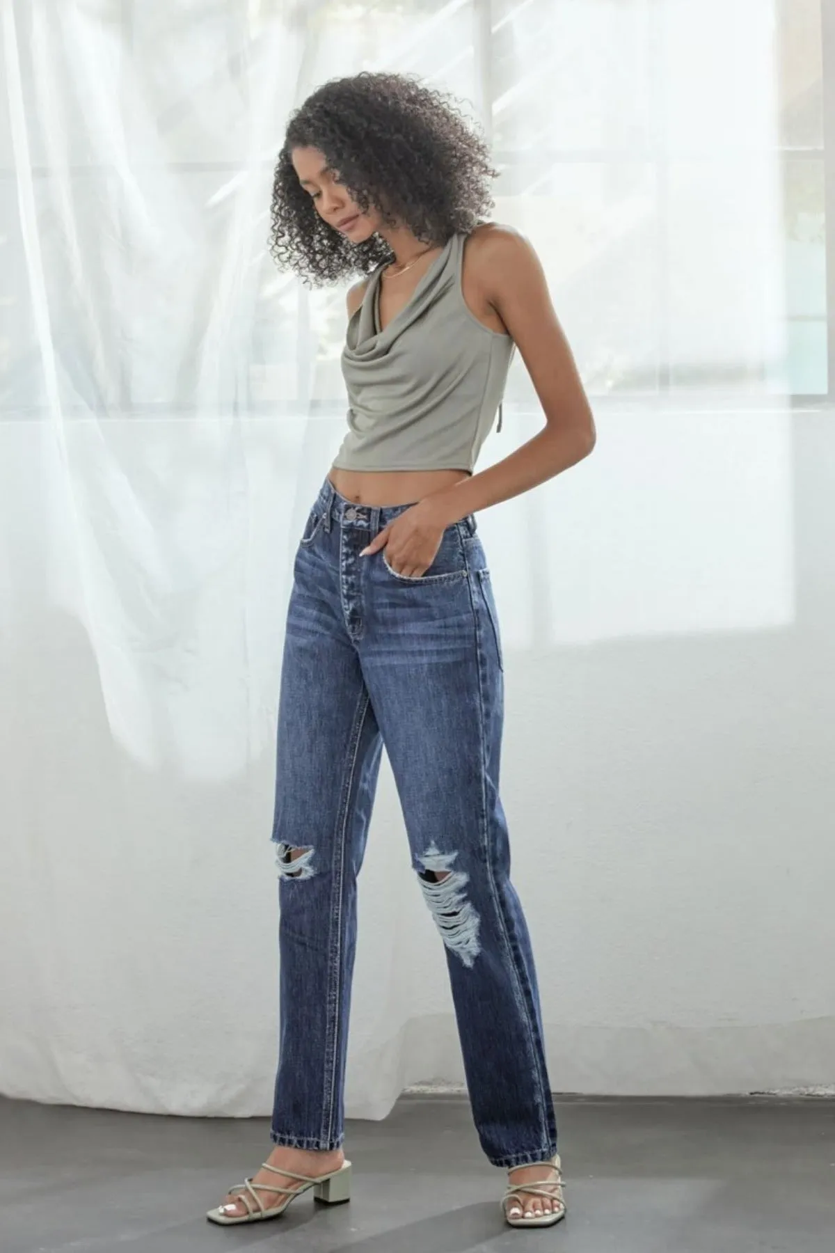 CULTURE ULTRA HIGH RISE 90'S BOYFRIEND DENIM