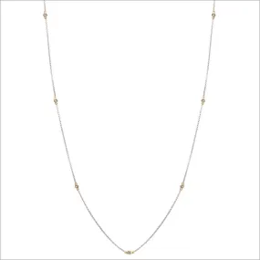 Diamanté 18K Gold & Silver 42 Necklace