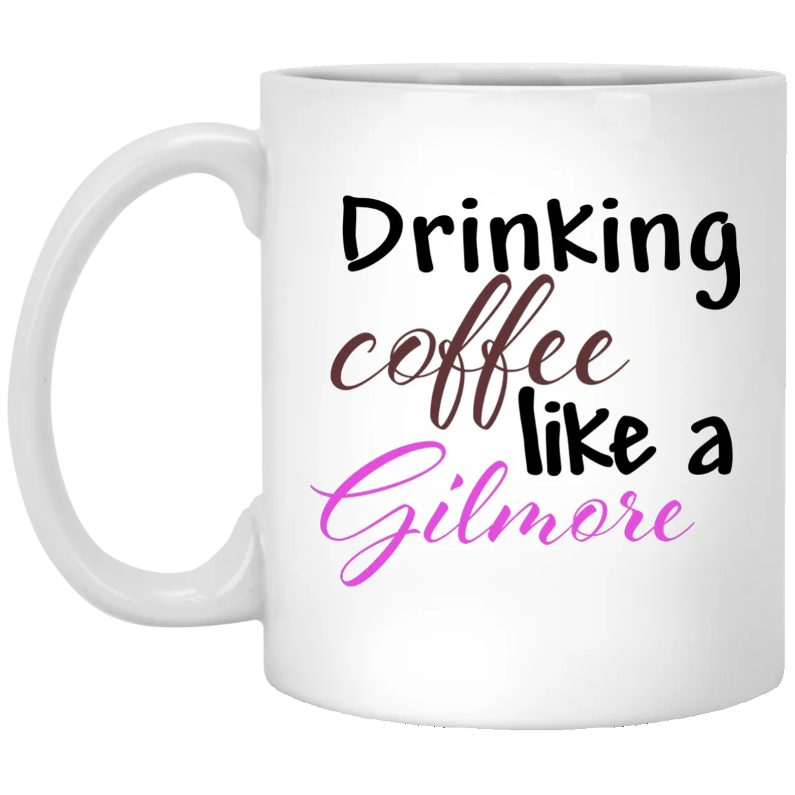 Drinking coffee like a Gilmore mug: Gilmore Girls