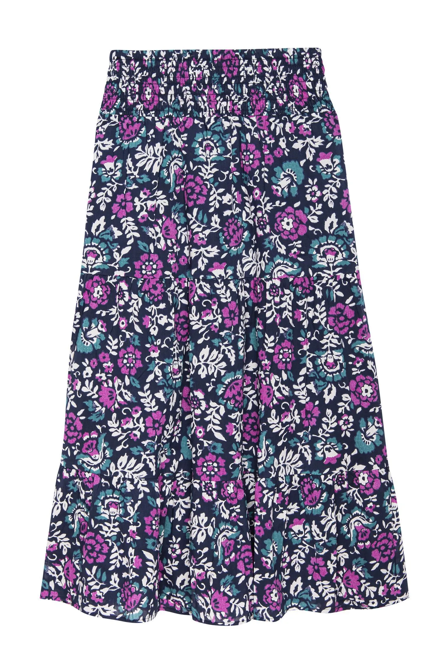 Edina Skirt Woodblock Floral