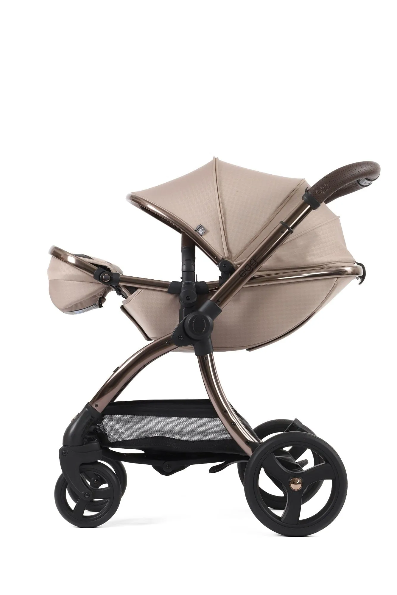 Egg 3 Stroller - Houndstooth Almond