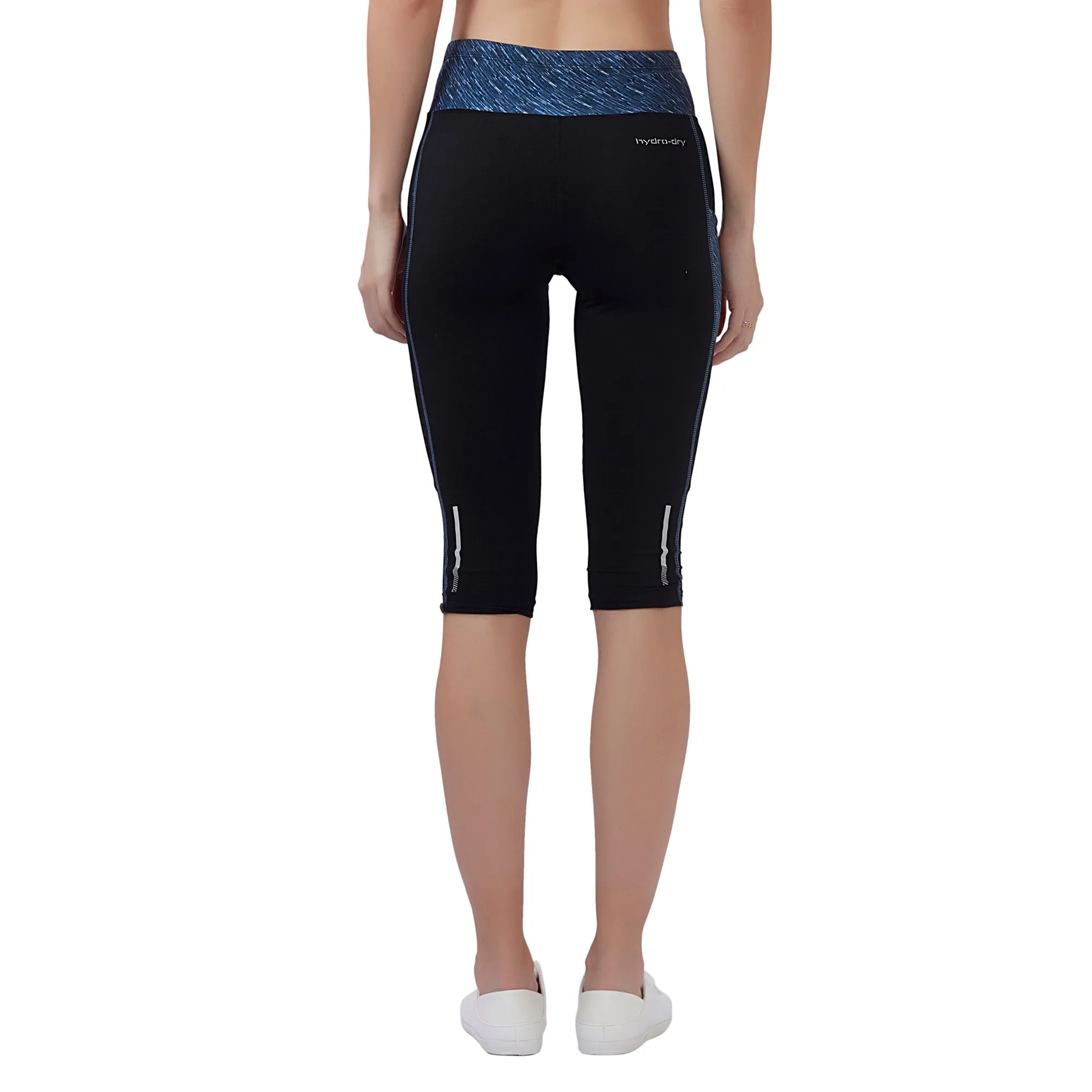 Energía (Built-In Pocket) Women 3/4TH LEGGING (Mid Rise Waistband with hydro-dry Tech)