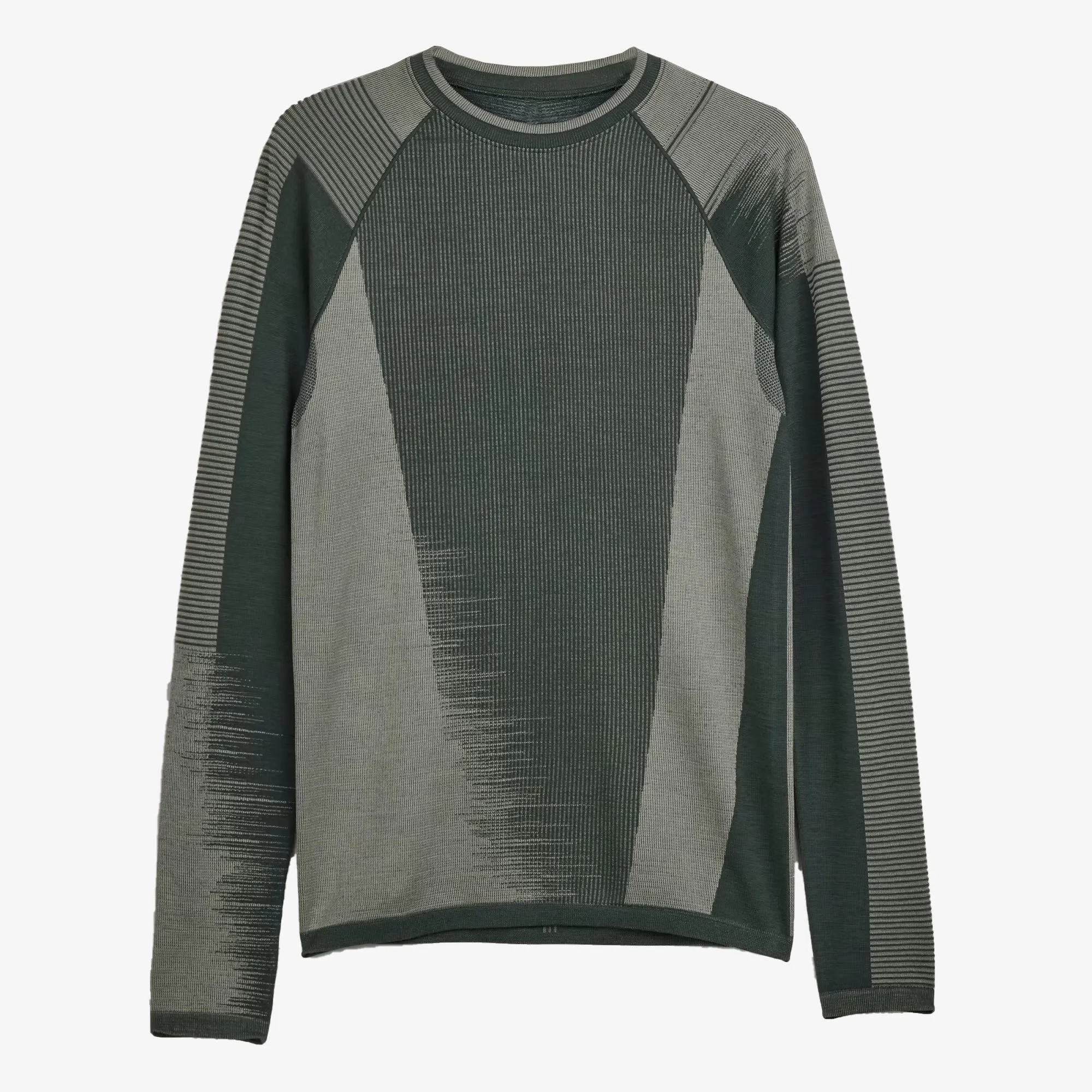 ENGINEERED KNIT LONG SLEEVE BASELAYER TEE 'WONDER SILVER'