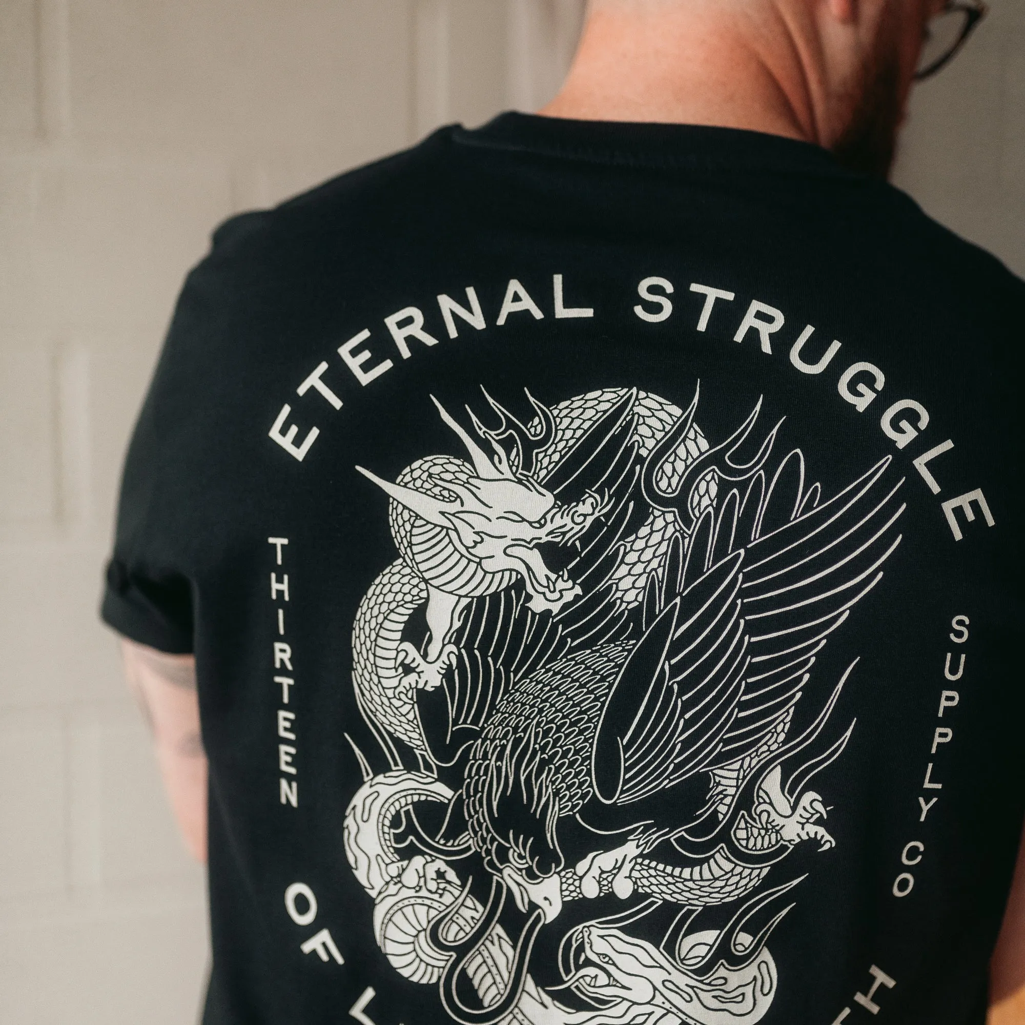 ETERNAL STRUGGLE - BLACK UNISEX T-SHIRT