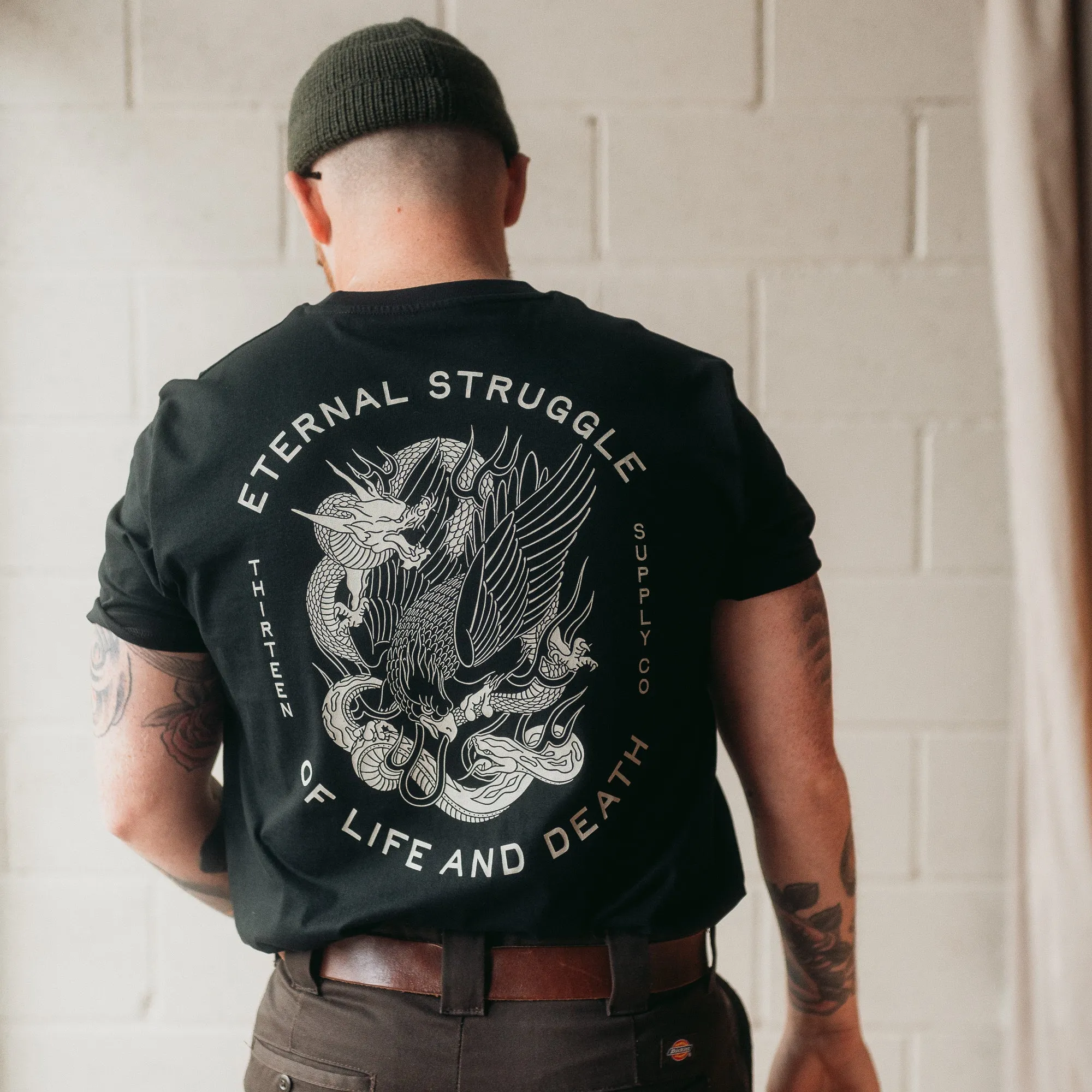 ETERNAL STRUGGLE - BLACK UNISEX T-SHIRT