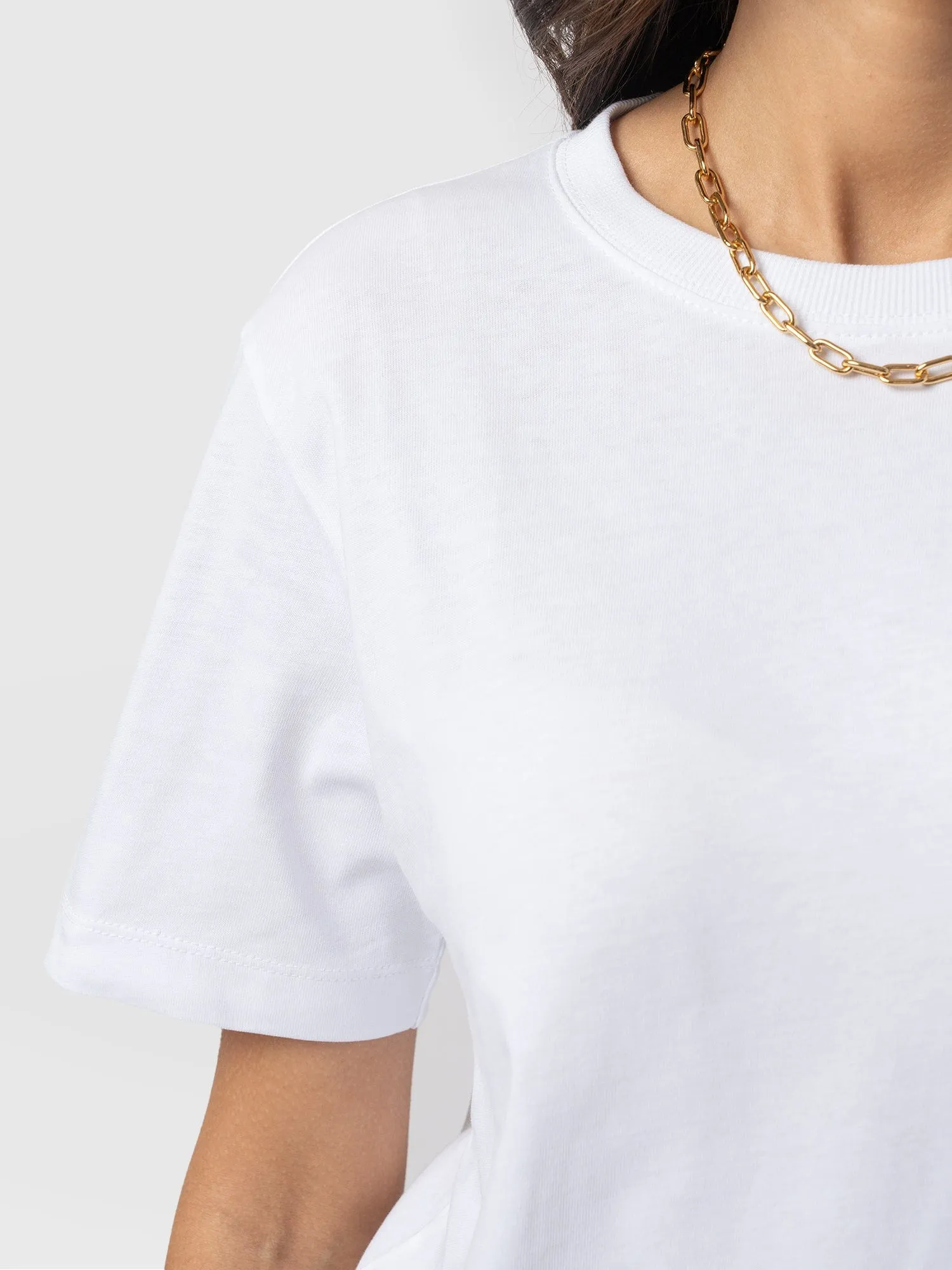 Finsbury Crew Neck Tee - White