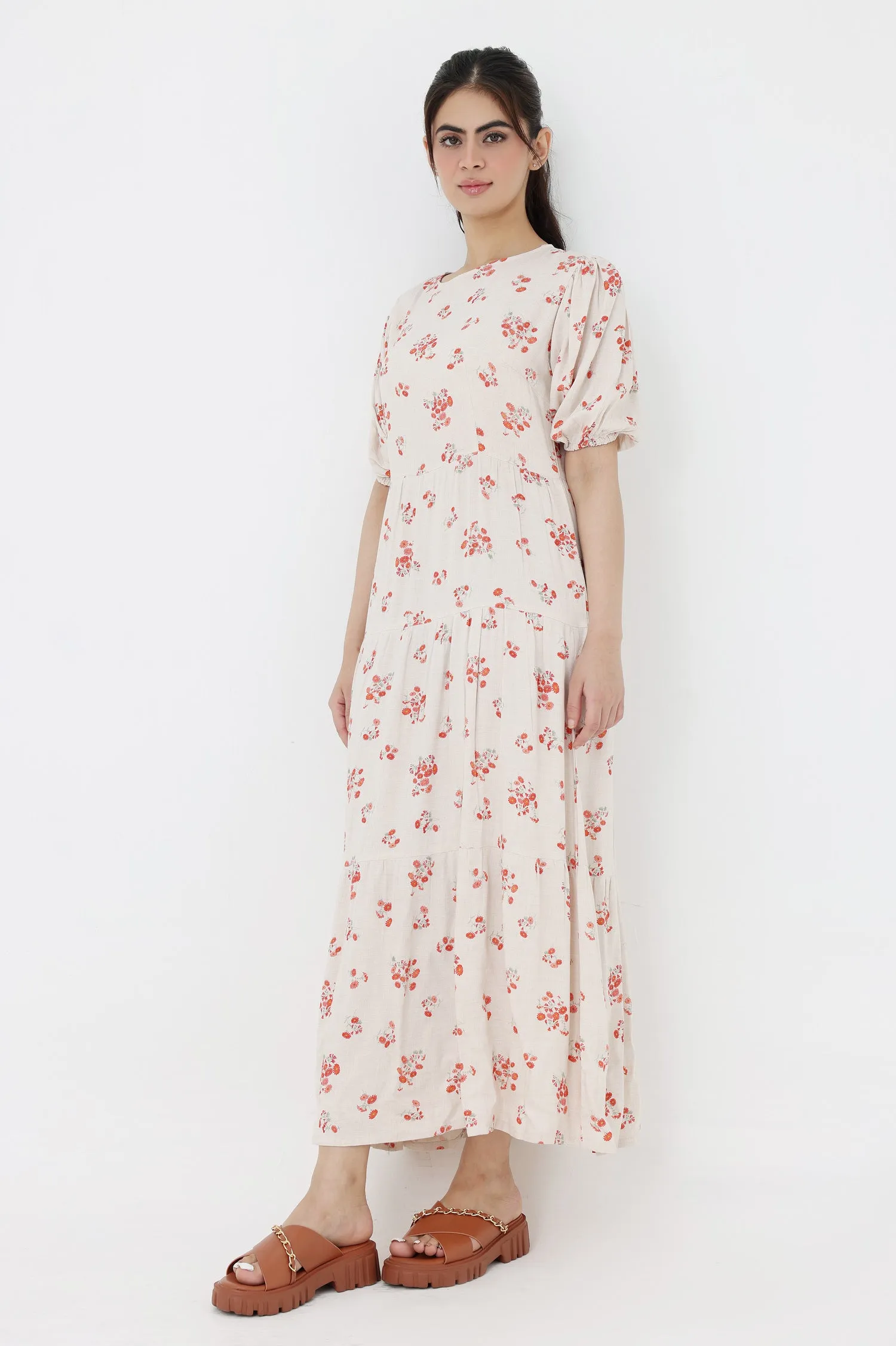 FLORAL FUSION DRESS-SKIN