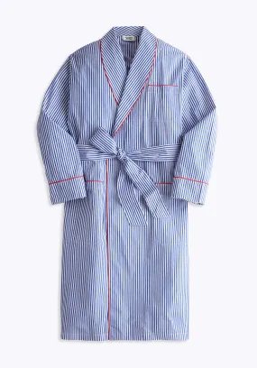 Glenn Robe in Blue & White Stripe