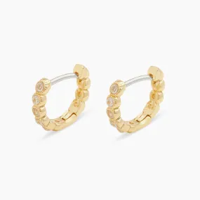 Gold gorjana Madison Huggie Earrings