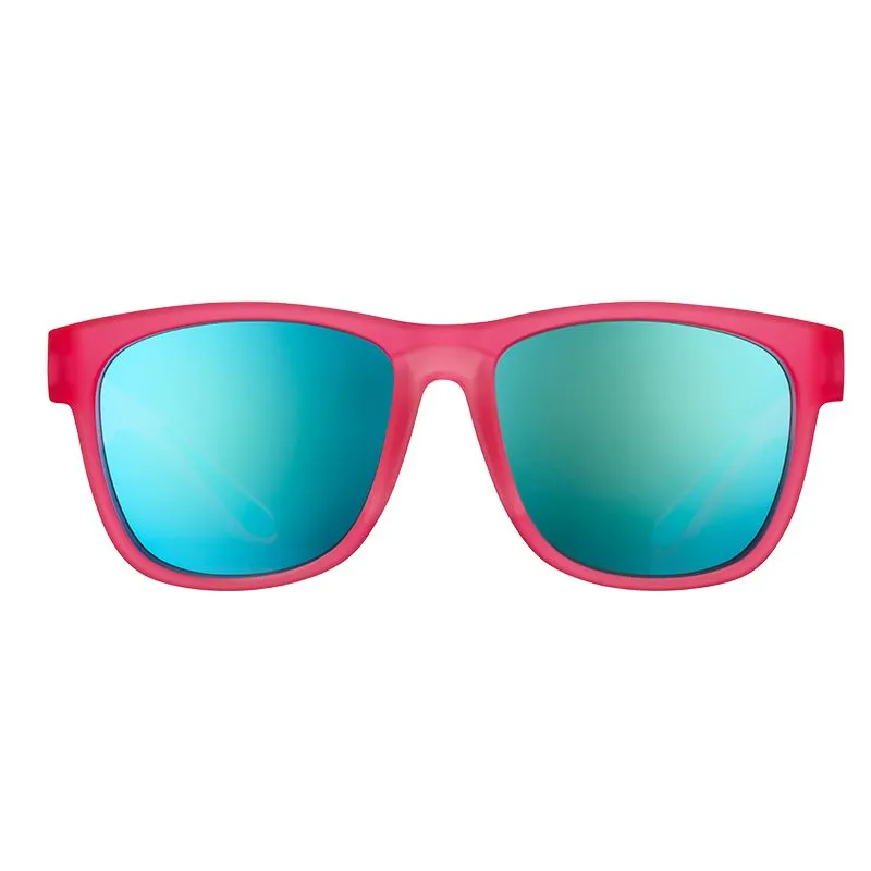 Goodr BFGs Sports Sunglasses - Do You Even Pistol, Flamingo?