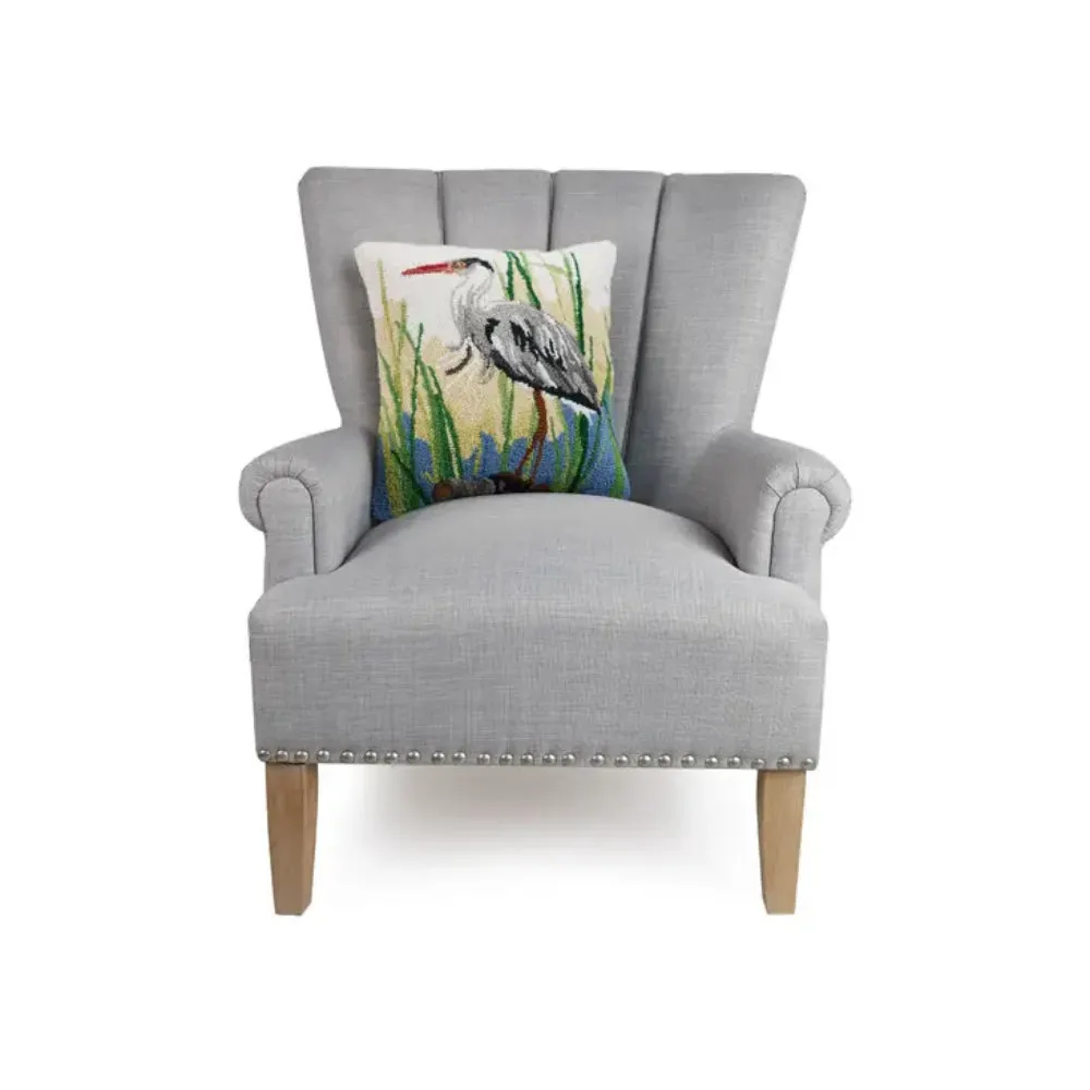 Great Blue Heron Hook Pillow