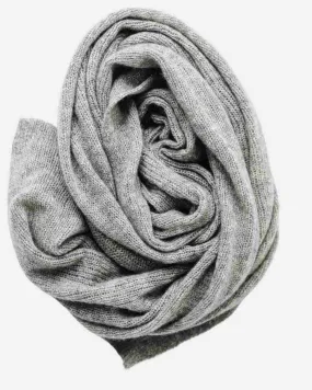 Grey Cashmere Featherlight Scarf