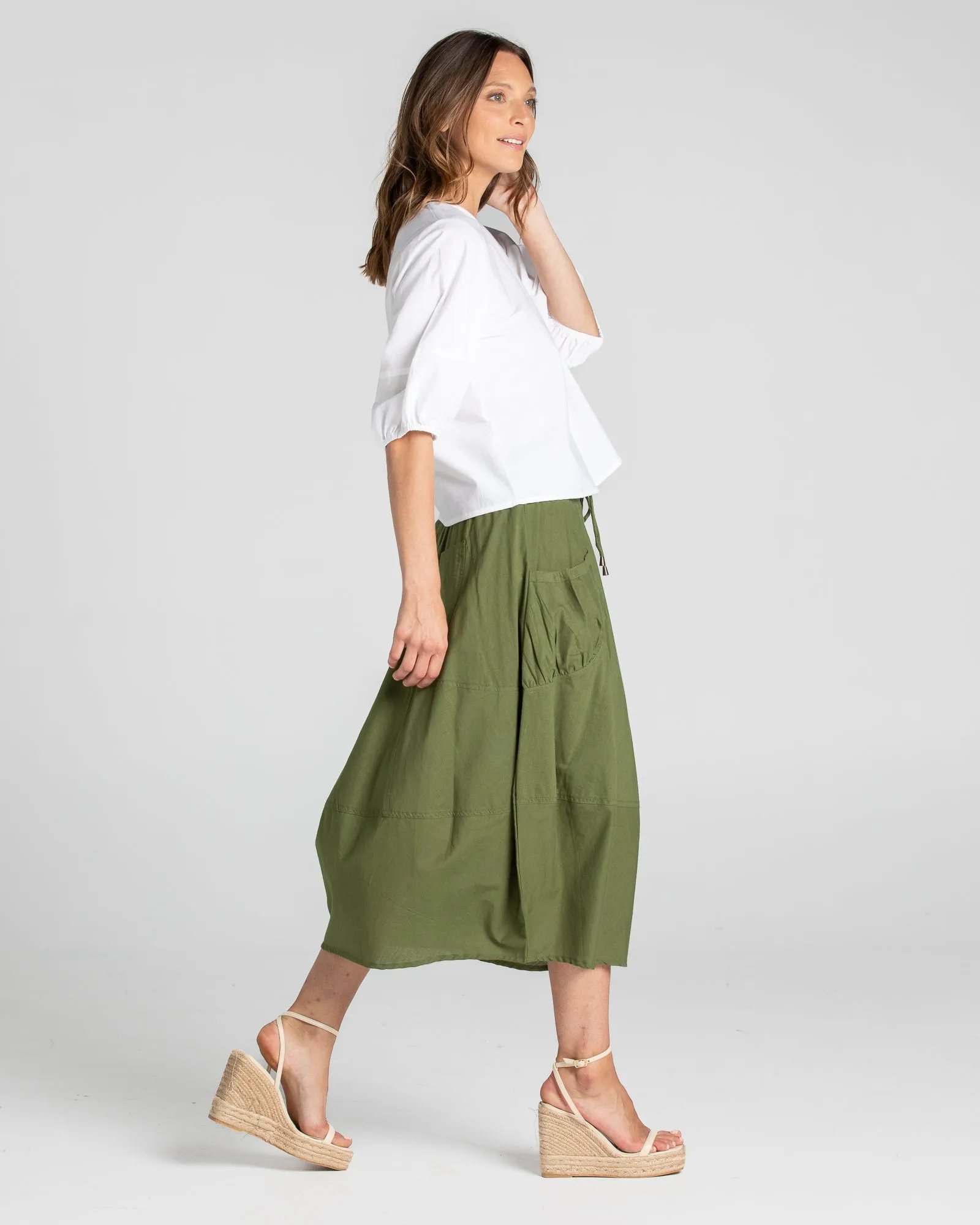 Guru Skirt- Khaki