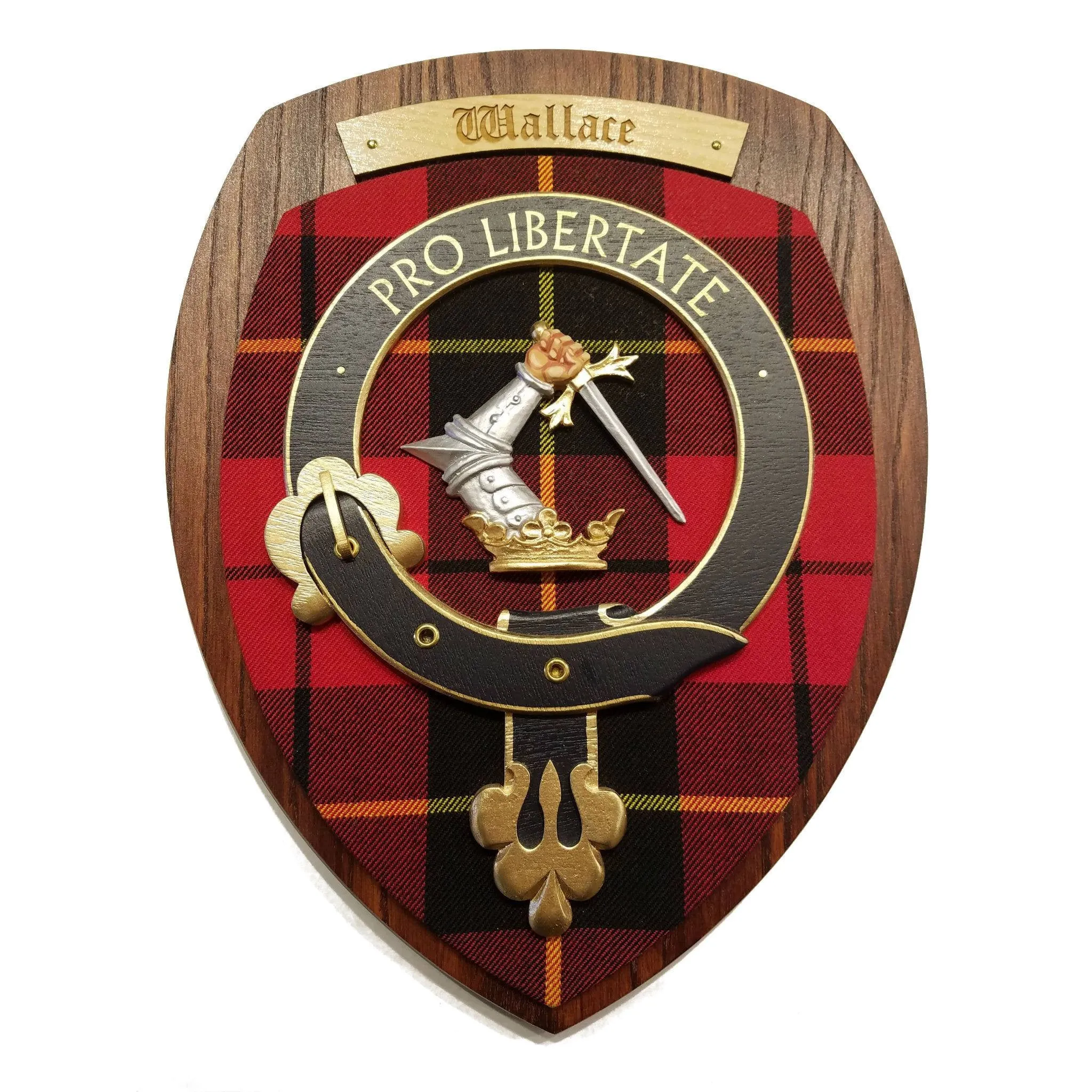 Handmade Clan Crest Wall Plaque | Large