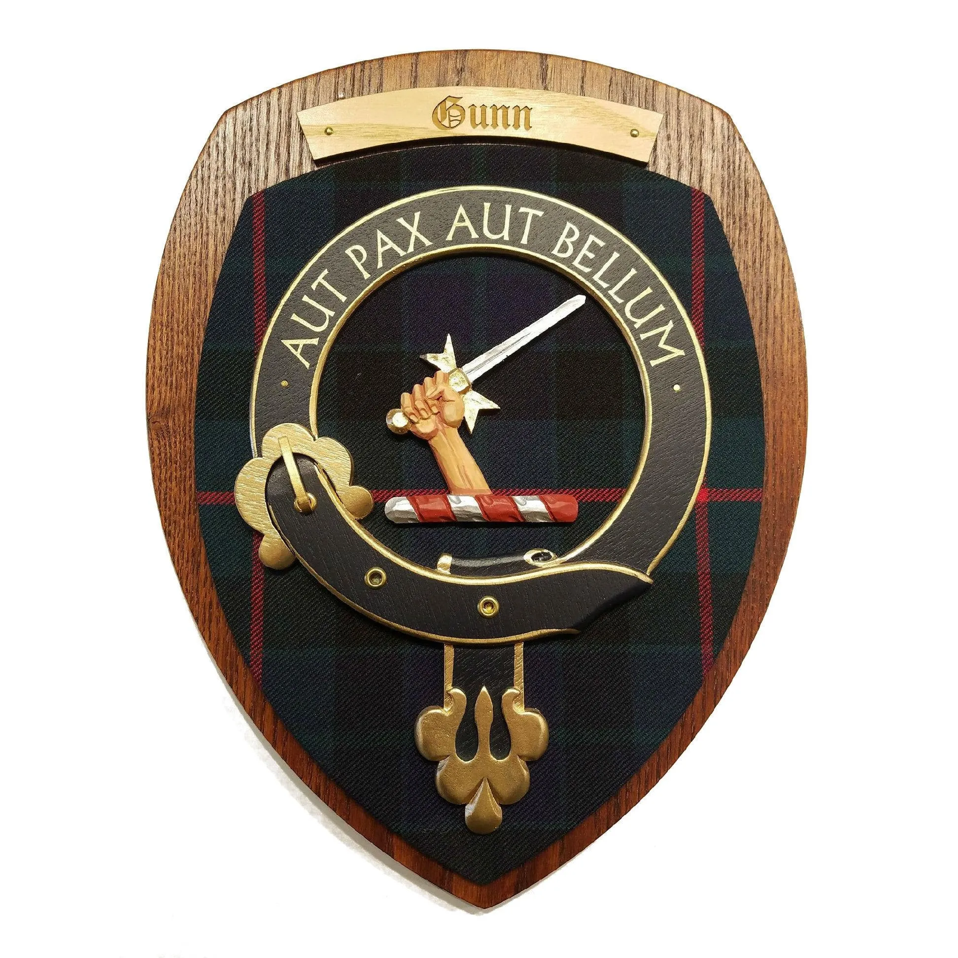 Handmade Clan Crest Wall Plaque | Large