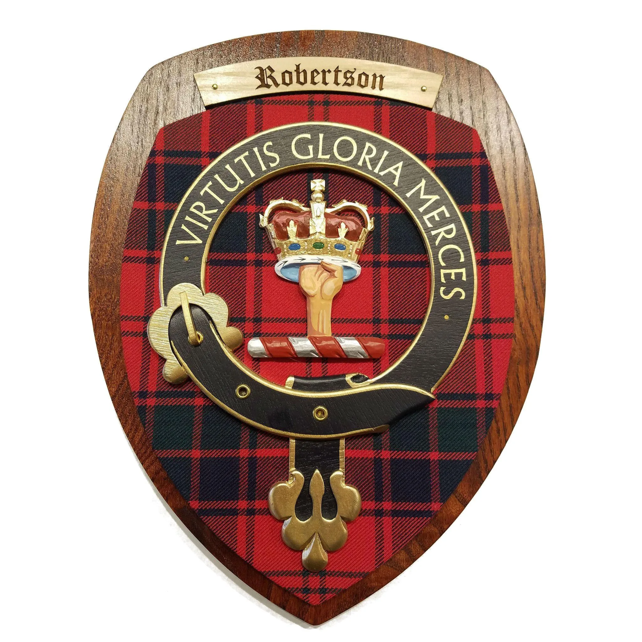 Handmade Clan Crest Wall Plaque | Large