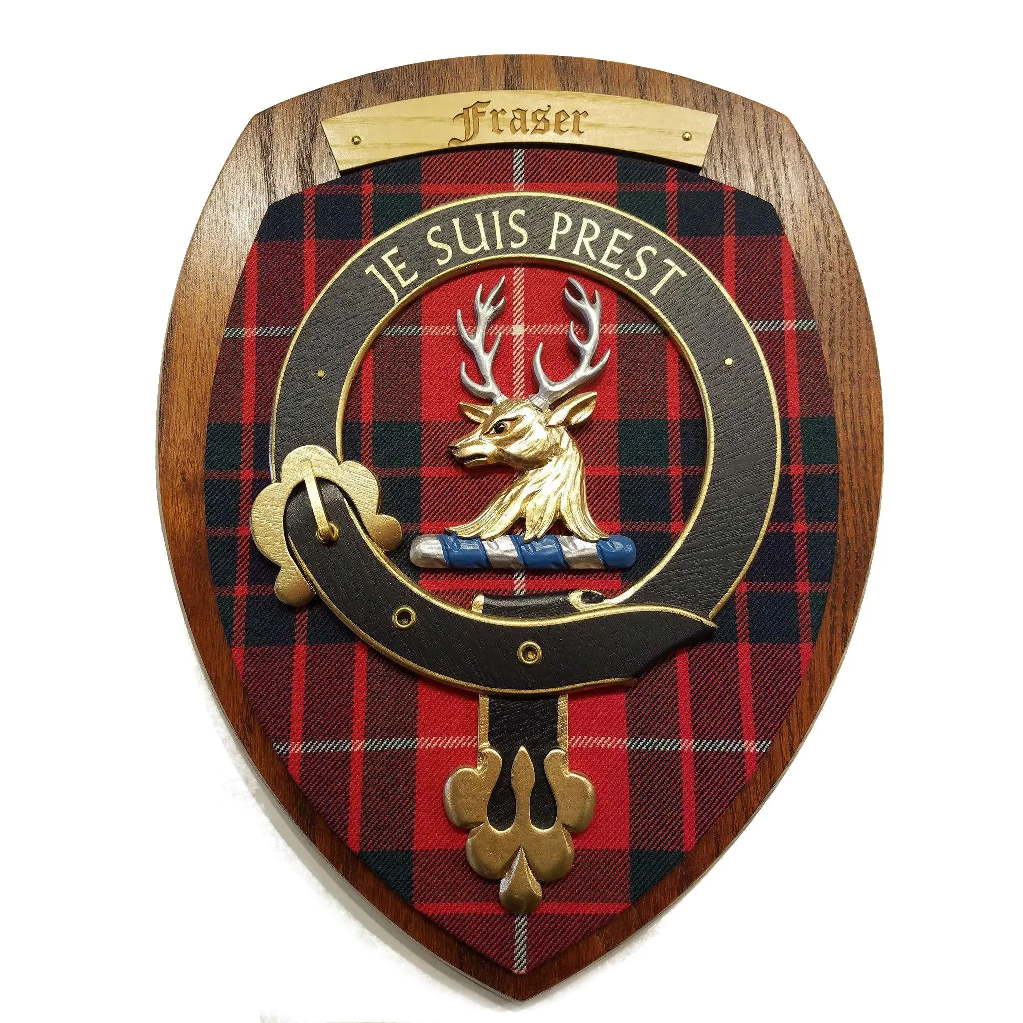 Handmade Clan Crest Wall Plaque | Large