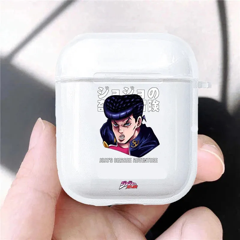 Hot JoJo's Bizarre Adventure JoJo Anime Soft silicone TPU Case For AirPods Pro 1 2 3 Clear Wireless Bluetooth Earphone Box Cover