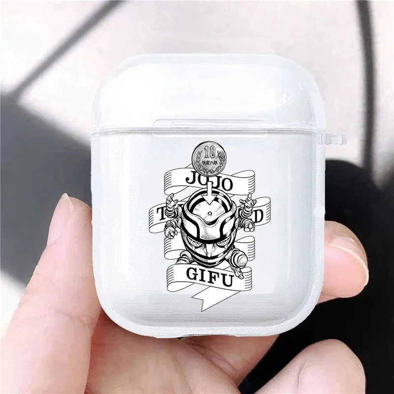 Hot JoJo's Bizarre Adventure JoJo Anime Soft silicone TPU Case For AirPods Pro 1 2 3 Clear Wireless Bluetooth Earphone Box Cover