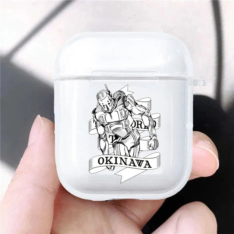 Hot JoJo's Bizarre Adventure JoJo Anime Soft silicone TPU Case For AirPods Pro 1 2 3 Clear Wireless Bluetooth Earphone Box Cover