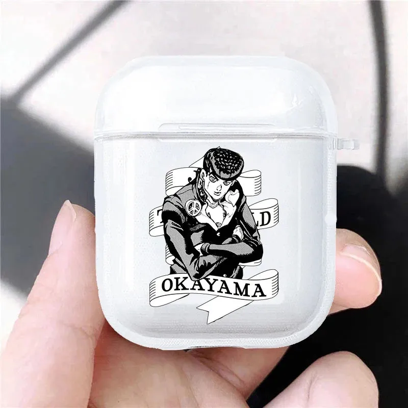 Hot JoJo's Bizarre Adventure JoJo Anime Soft silicone TPU Case For AirPods Pro 1 2 3 Clear Wireless Bluetooth Earphone Box Cover