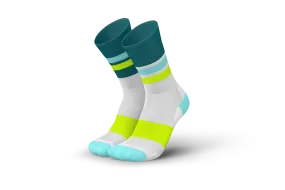 INCYLENCE Ultralight Tracks Petrol Mint Long Sock