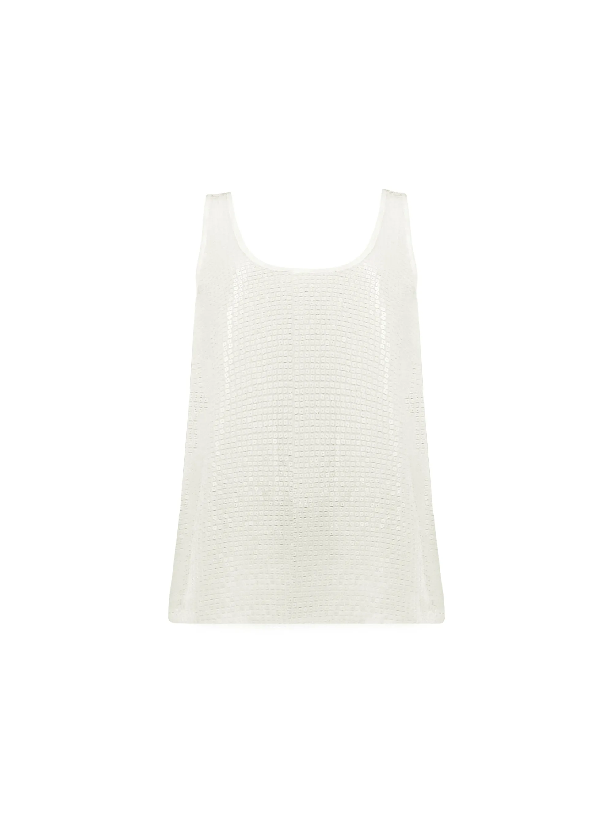 Ivory Sequin Vest