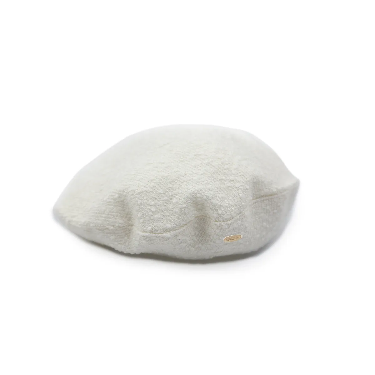 Ivory Tweed Beret