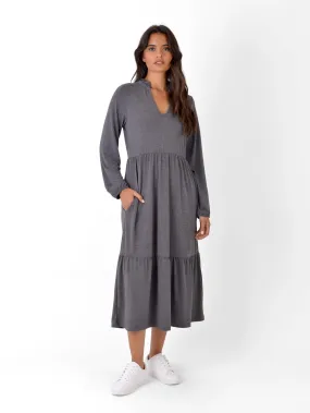 Jersey Tiered Smock Dress