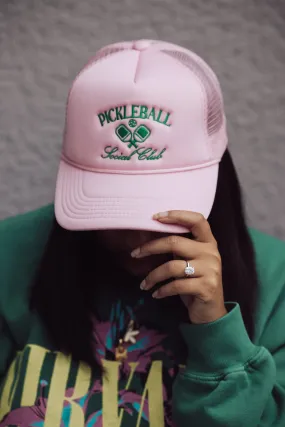 KENZKUSTOMZ - Pickleball Social Club Pink Trucker