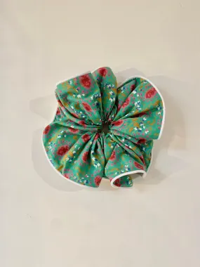 Large Floral Scrunchie