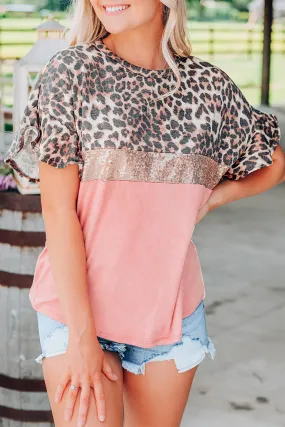 Leopard Pink Shirt