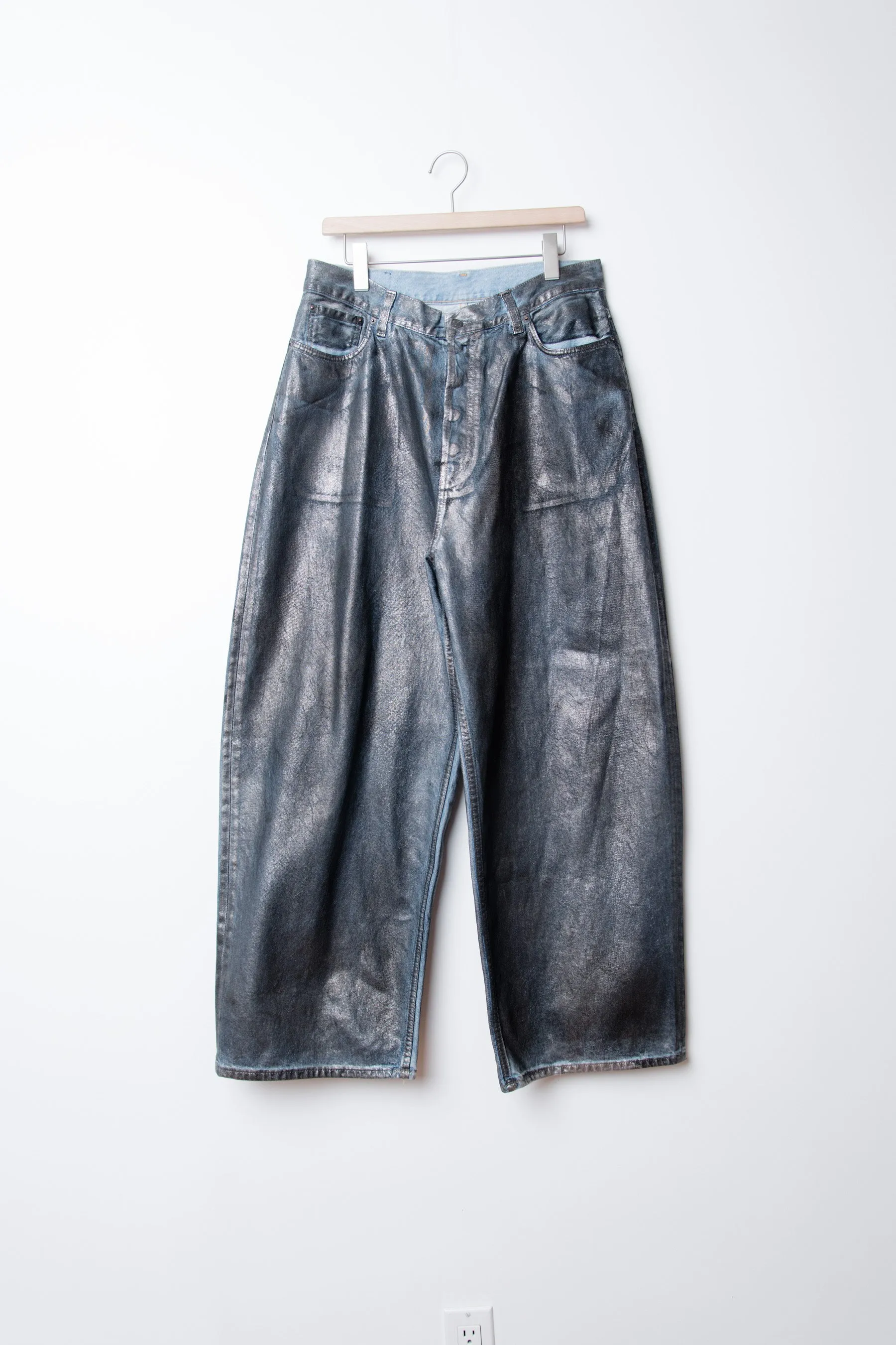 Loose Fit Denim Silver/Blue FN-MN-TROU000962