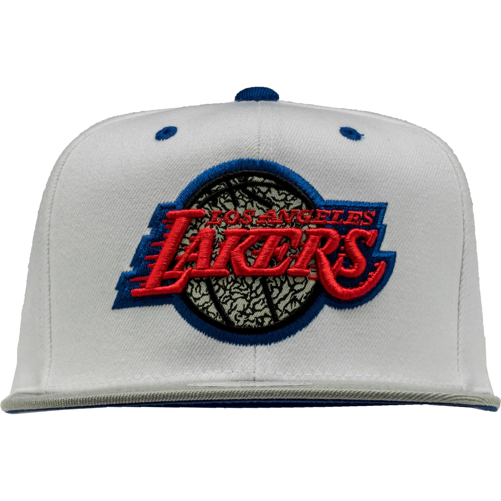 Los Angeles Lakers NBA 88 Snapback Men's Hat - White/Red